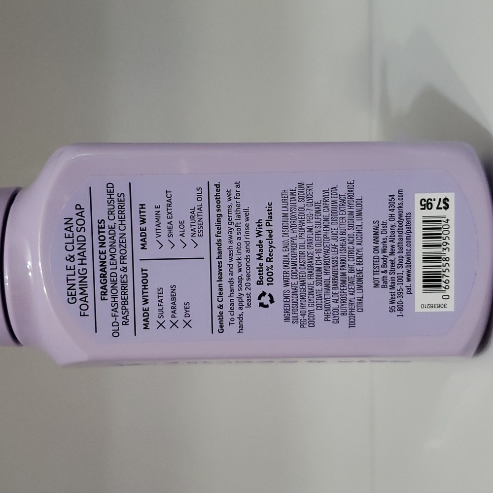 Wildberry Lemonade Foaming Hand Soap Set of 2 - Picture 2 of 2